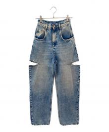 Maison Margiela（メゾンマルジェラ）の古着「5 POCKETS スラッシュディテールデニムパンツ」｜インディゴ