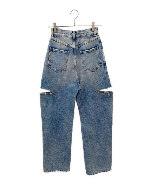 Maison Margiela（メゾンマルジェラ）Maison Margiela (メゾンマルジェラ) 5 POCKETS スラッシュディテールデニムパンツ インディゴ サイズ:36の古着・服飾アイテム