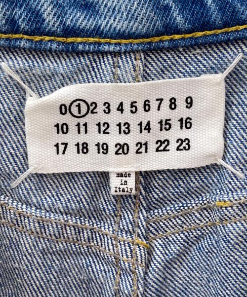 Maison Margiela（メゾンマルジェラ）Maison Margiela (メゾンマルジェラ) 5 POCKETS スラッシュディテールデニムパンツ インディゴ サイズ:36の古着・服飾アイテム