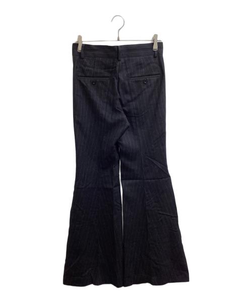 sacai（サカイ）sacai (サカイ) サイドラインフレアスラックス / 22AW / 22-06335 ネイビー サイズ:2の古着・服飾アイテム