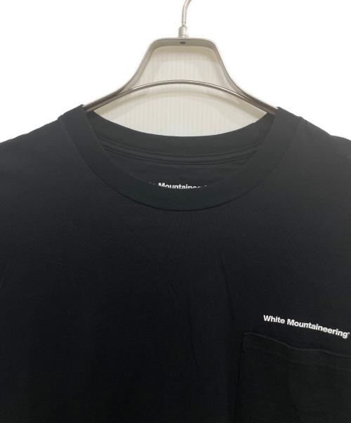 WHITE MOUNTAINEERING（ホワイトマウンテ二アニング）WHITE MOUNTAINEERING (ホワイトマウンテ二アニング) Small Logo Print T-Shirt ブラック サイズ:4の古着・服飾アイテム