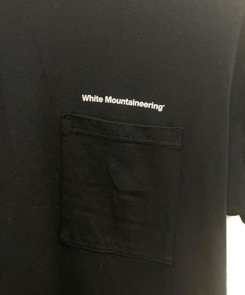 WHITE MOUNTAINEERING（ホワイトマウンテ二アニング）WHITE MOUNTAINEERING (ホワイトマウンテ二アニング) Small Logo Print T-Shirt ブラック サイズ:4の古着・服飾アイテム