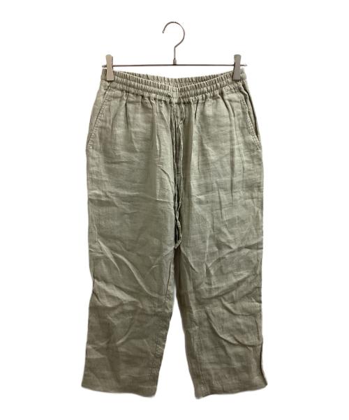 MARKAWARE（マーカウェア）MARKAWARE (マーカウェア) FLAT FLONT EASY PANTS HEMP / フラットフロントイージーパンツ ヘンプ グレー サイズ:2の古着・服飾アイテム