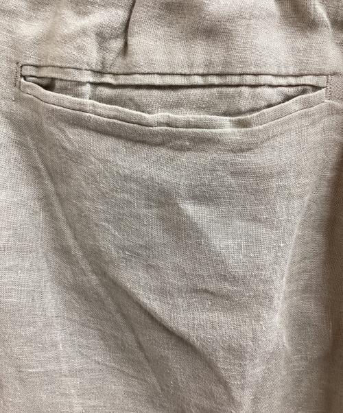 MARKAWARE（マーカウェア）MARKAWARE (マーカウェア) FLAT FLONT EASY PANTS HEMP / フラットフロントイージーパンツ ヘンプ グレー サイズ:2の古着・服飾アイテム