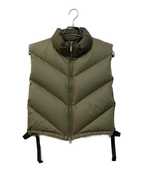 THE NORTHFACE PURPLELABEL（ザ・ノースフェイス パープルレーベル）THE NORTHFACE PURPLELABEL (ザ・ノースフェイス パープルレーベル) フィールドダウンチェストウォーマー オリーブ サイズ:SIZE Freeの古着・服飾アイテム