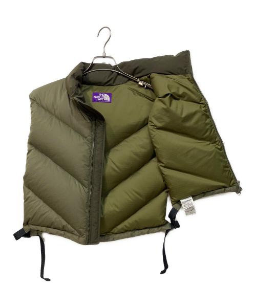 THE NORTHFACE PURPLELABEL（ザ・ノースフェイス パープルレーベル）THE NORTHFACE PURPLELABEL (ザ・ノースフェイス パープルレーベル) フィールドダウンチェストウォーマー オリーブ サイズ:SIZE Freeの古着・服飾アイテム