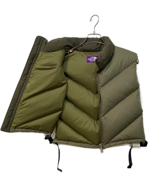 THE NORTHFACE PURPLELABEL（ザ・ノースフェイス パープルレーベル）THE NORTHFACE PURPLELABEL (ザ・ノースフェイス パープルレーベル) フィールドダウンチェストウォーマー オリーブ サイズ:SIZE Freeの古着・服飾アイテム