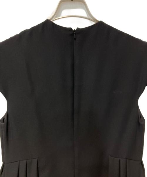 Christian Dior（クリスチャン ディオール）Christian Dior (クリスチャン ディオール) シルクワンピース ブラック サイズ:38の古着・服飾アイテム