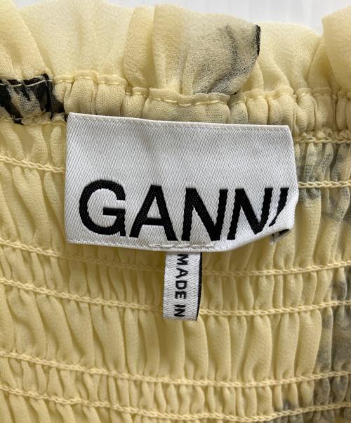 GANNI（ガニー）GANNI (ガニー) TIERED MIDI DRESS イエロー サイズ:Freeの古着・服飾アイテム