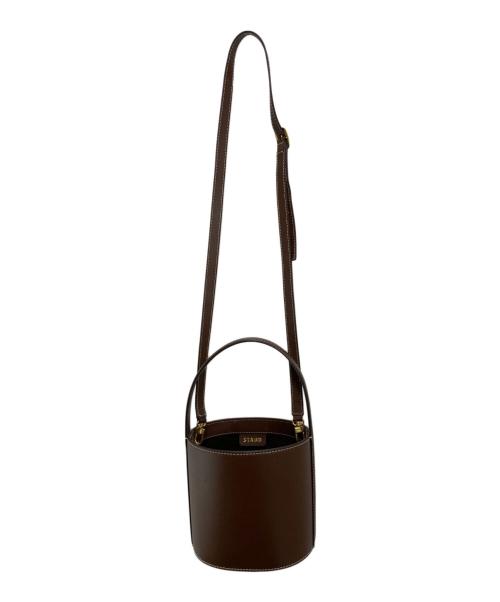 STAUD（スタウド）STAUD (スタウド) bissett bag ブラウンの古着・服飾アイテム