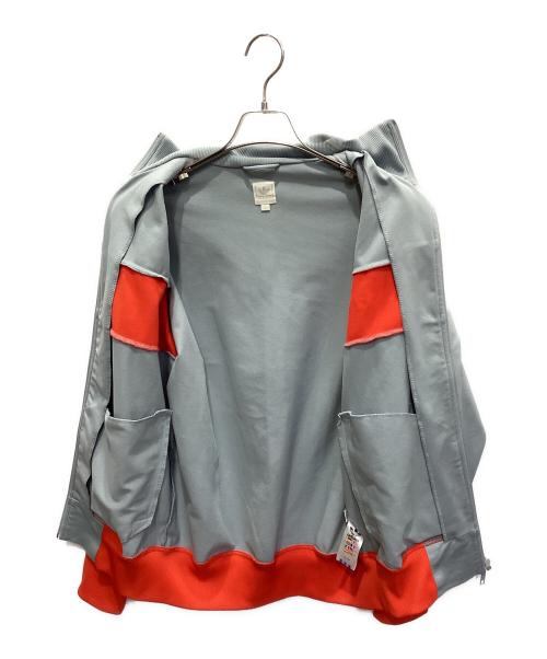 adidas Originals（アディダスオリジナル）adidas Originals (アディダスオリジナル) トラックジャケット グレー×レッド サイズ:Lの古着・服飾アイテム