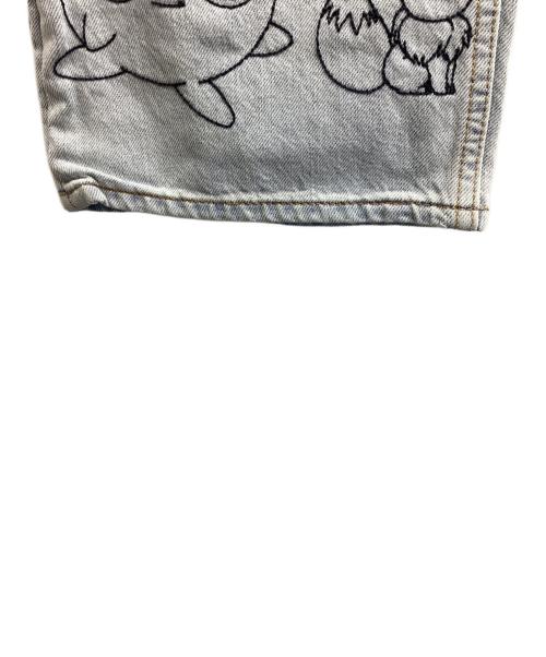 LEVI'S（リーバイス）LEVI'S　 (リーバイス) pokemon (ポケモン) コラボデニムパンツ / ポケモン / 26872-0009 インディゴ サイズ:W23×L29の古着・服飾アイテム