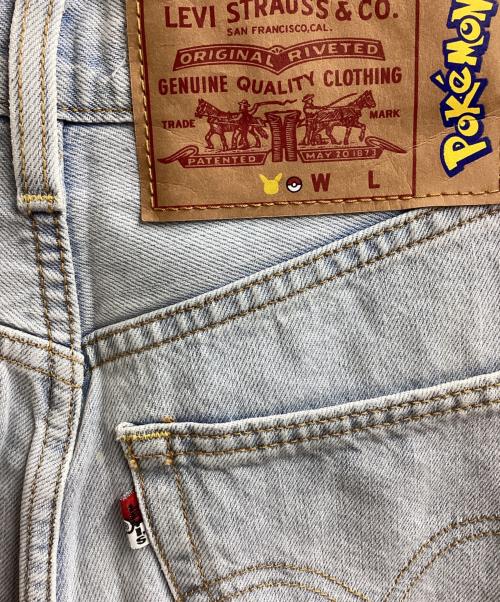 LEVI'S（リーバイス）LEVI'S　 (リーバイス) pokemon (ポケモン) コラボデニムパンツ / ポケモン / 26872-0009 インディゴ サイズ:W23×L29の古着・服飾アイテム