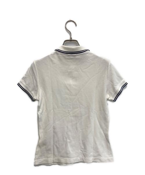 MONCLER（モンクレール）MONCLER (モンクレール) ポロシャツ ホワイト サイズ:XSの古着・服飾アイテム