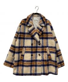 laruta（ラルータ）の古着「シャギーミドルコート」｜ベージュ