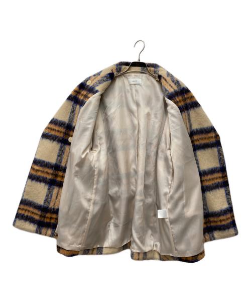 laruta（ラルータ）laruta (ラルータ) シャギーミドルコート ベージュ サイズ:Fの古着・服飾アイテム