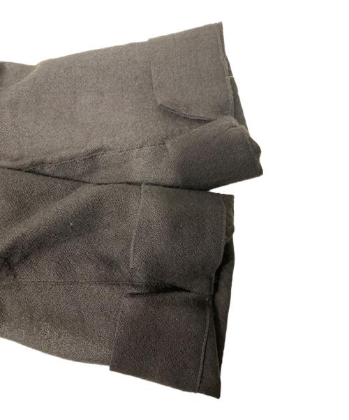 HUIS（ハウス）HUIS (ハウス) ウォッシャブルウールショートカーディガン ブラウン サイズ:FREEの古着・服飾アイテム