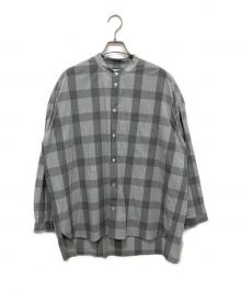 HUIS（ハウス）の古着「チェックシャツ」｜グレー