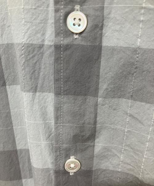 HUIS（ハウス）HUIS (ハウス) チェックシャツ グレー サイズ:Fの古着・服飾アイテム