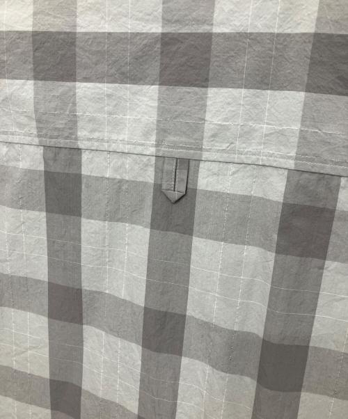 HUIS（ハウス）HUIS (ハウス) チェックシャツ グレー サイズ:Fの古着・服飾アイテム