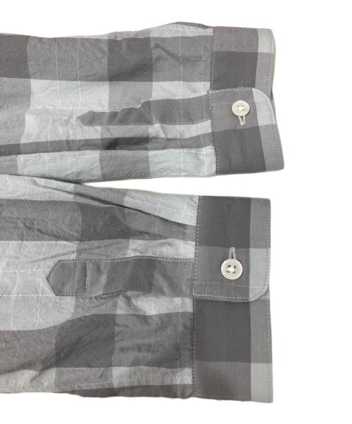 HUIS（ハウス）HUIS (ハウス) チェックシャツ グレー サイズ:Fの古着・服飾アイテム