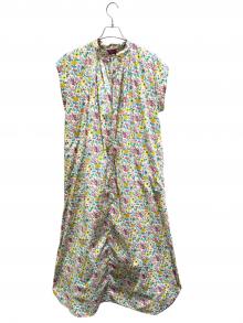 ne quittez pas（ヌキテパ）の古着「総柄ワンピース/Liberty Print Shirring Sleeveless Dress/リバティプリント シャーリング スリーブレス ドレス」｜マルチカラー