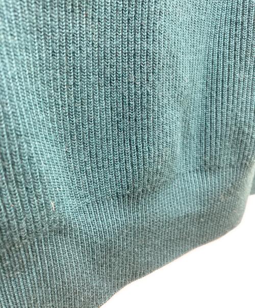 Graphpaper（グラフペーパー）Graphpaper (グラフペーパー) High Density Crew Neck Knit　GM233-80062C グリーン サイズ:Ｆの古着・服飾アイテム