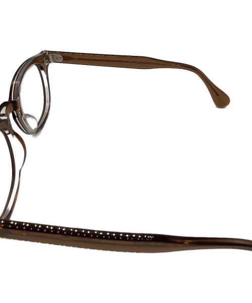 julius tart optical（ジュリアス タート オプティカル）julius tart optical (ジュリアス タート オプティカル) 眼鏡 ブラウンの古着・服飾アイテム