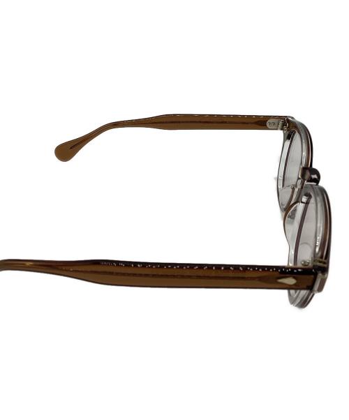 julius tart optical（ジュリアス タート オプティカル）julius tart optical (ジュリアス タート オプティカル) 眼鏡 ブラウンの古着・服飾アイテム