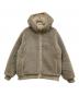 THREE DOTS（スリードッツ）の古着「upcycled eco fur hoodie blouson」｜グレー