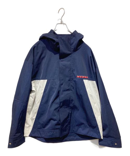 KIJUN（キジュン）KIJUN (キジュン) LOGO SHELL JACKET ネイビー サイズ:FREEの古着・服飾アイテム