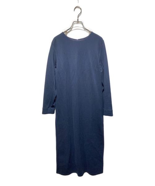 SOEJU（ソージュ）SOEJU (ソージュ) ダブルジャージーワンピース ネイビー サイズ:Ｌの古着・服飾アイテム