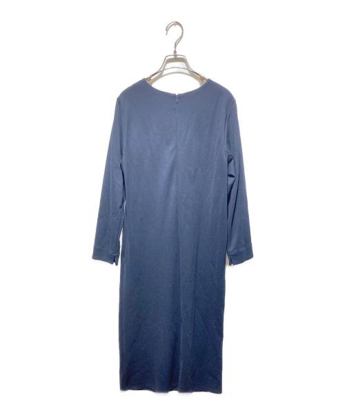 SOEJU（ソージュ）SOEJU (ソージュ) ダブルジャージーワンピース ネイビー サイズ:Ｌの古着・服飾アイテム