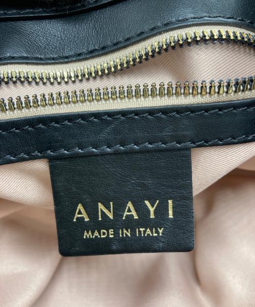 ANAYI（アナイ）ANAYI (アナイ) コンビトートバッグ ブラックの古着・服飾アイテム