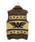 KANATA (カナタ) イーグルデザイン カウチンニットベスト ブラウン サイズ:Free：6000円