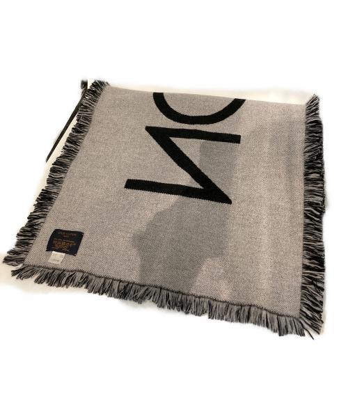 LOUIS VUITTON（ルイ ヴィトン）LOUIS VUITTON (ルイ ヴィトン) カシミヤウールストール ブラック×グレーの古着・服飾アイテム