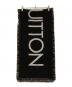 中古・古着 LOUIS VUITTON (ルイ ヴィトン) カシミヤウールストール ブラック×グレー：50000円