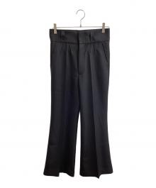 SHIKITARI（シキタリ）の古着「PINTUCK MEGA SLACKS / ピンタックメガスラックス」｜ブラック