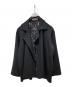 yohji yamamoto+noir（ヨウジヤマモトプリュスノアール）の古着「レース切替ウールジャケット」｜ブラック