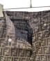中古・古着 FENDI (フェンディ) ズッカ柄パンツ ブラウン サイズ:29：30000円