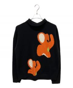 中古・古着通販】PRADA (プラダ) Wool Striped Sweater/ボーダーニット