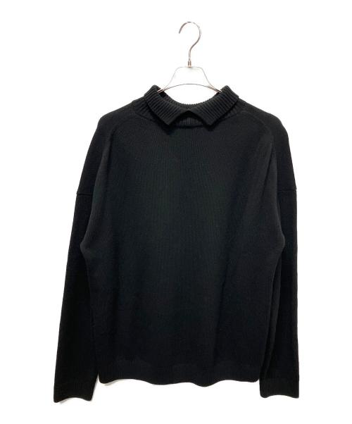 J.W.ANDERSON（ジェイダブリューアンダーソン）J.W.ANDERSON (ジェイダブリューアンダーソン) Multi Elephant Turtleneck Jumper ブラック サイズ:Mの古着・服飾アイテム