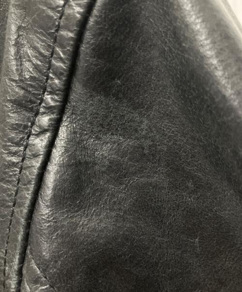MAISON SPECIAL（メゾンスペシャル）MAISON SPECIAL (メゾンスペシャル) Buffalo Crack Leather Dress-Over Car Coat ブラック サイズ:SIZE0の古着・服飾アイテム