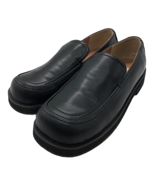 anuke（アンヌーク）anuke (アンヌーク) Ecoleather Loafers ブラック サイズ:37の古着・服飾アイテム