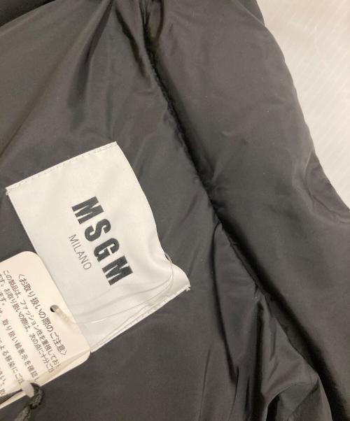 MSGM（エムエスジーエム）MSGM (エムエスジーエム) ダウンジャケット ブラック サイズ:38の古着・服飾アイテム