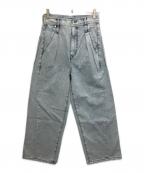 Adam et Ropeアダム エ ロペ）の古着「ディープライズワイドデニム」｜インディゴ