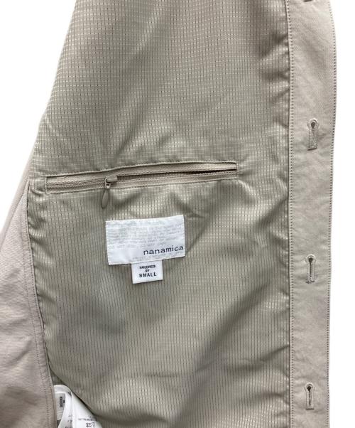 nanamica（ナナミカ）nanamica (ナナミカ) ALPHADRY Cardigan ベージュ サイズ:Sの古着・服飾アイテム