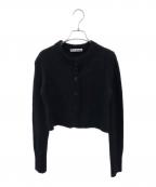 Acne studiosアクネ ストゥディオス）の古着「クロップドカーディガン」｜ブラック
