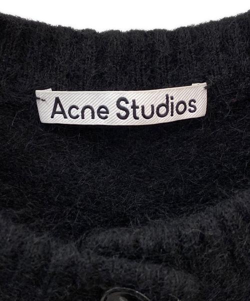 Acne studios（アクネ ストゥディオス）Acne studios (アクネ ストゥディオス) クロップドカーディガン ブラック サイズ:XSの古着・服飾アイテム