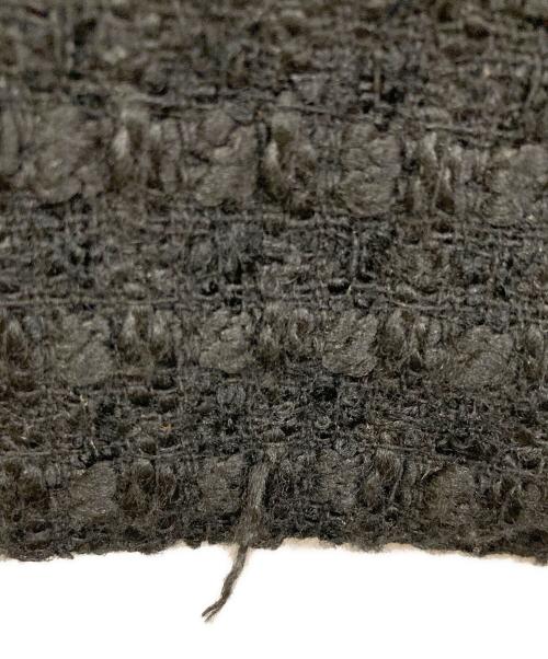 ELBORN（エルボルン）ELBORN (エルボルン) TWEED SUIT BLAZER JACKET ブラック サイズ:36の古着・服飾アイテム